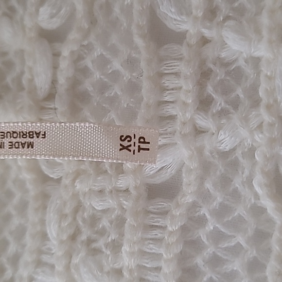 Free People Windows To My Soul Crochet Sweater Size XS - Picture 7 of 8